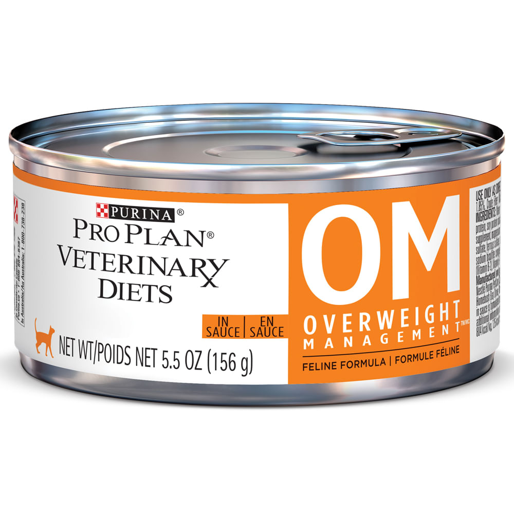 PROPLAN OM Proplan Veterinary Diets Overweight Management Feline húmedo X 156 GR - Imagen 1